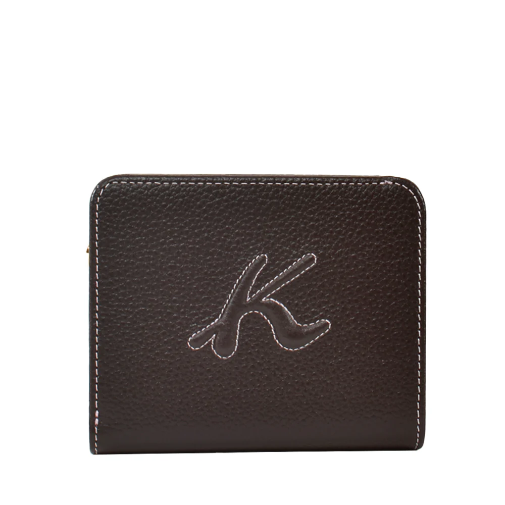 牛革二つ折り財布 U-128