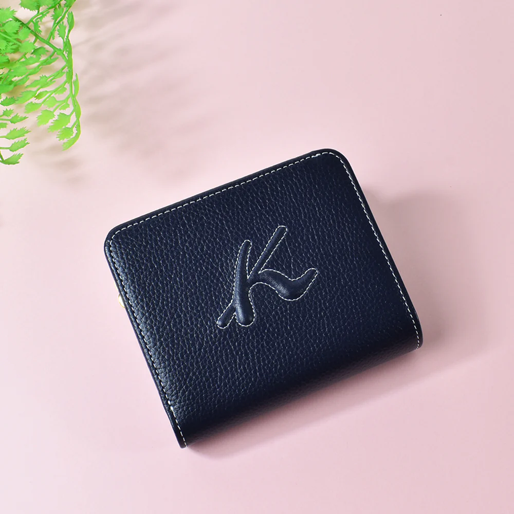 牛革二つ折り財布 U-128